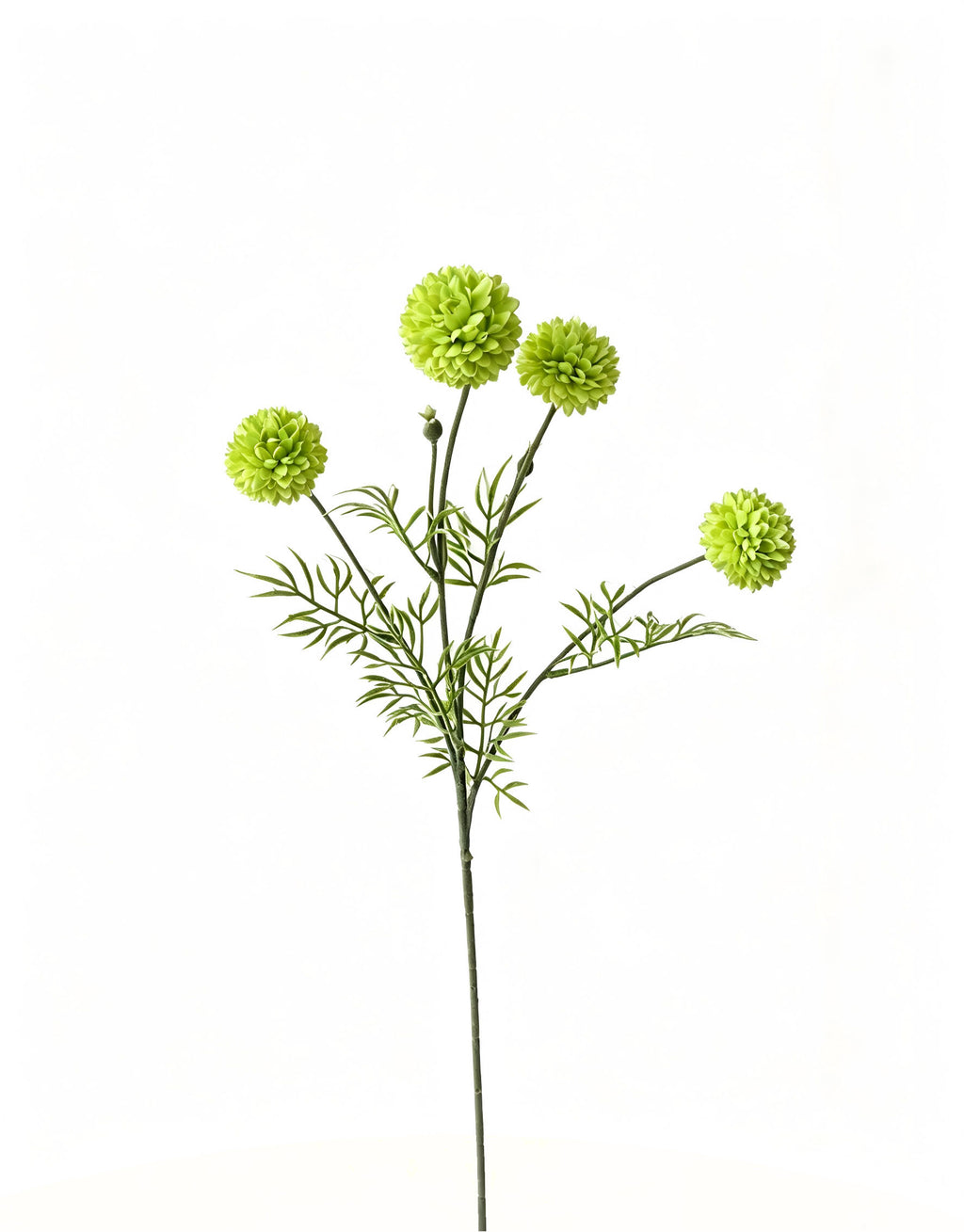 4-Bloom Flocked Pom Pom