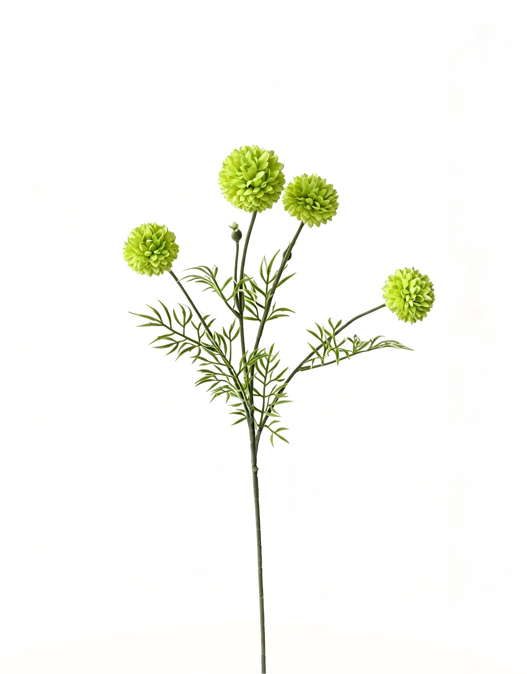 4-Bloom Flocked Pom Pom