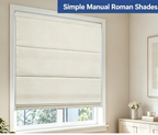 Simple Cord Roman Blinds