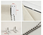 Simple Cord Roman Blinds detail