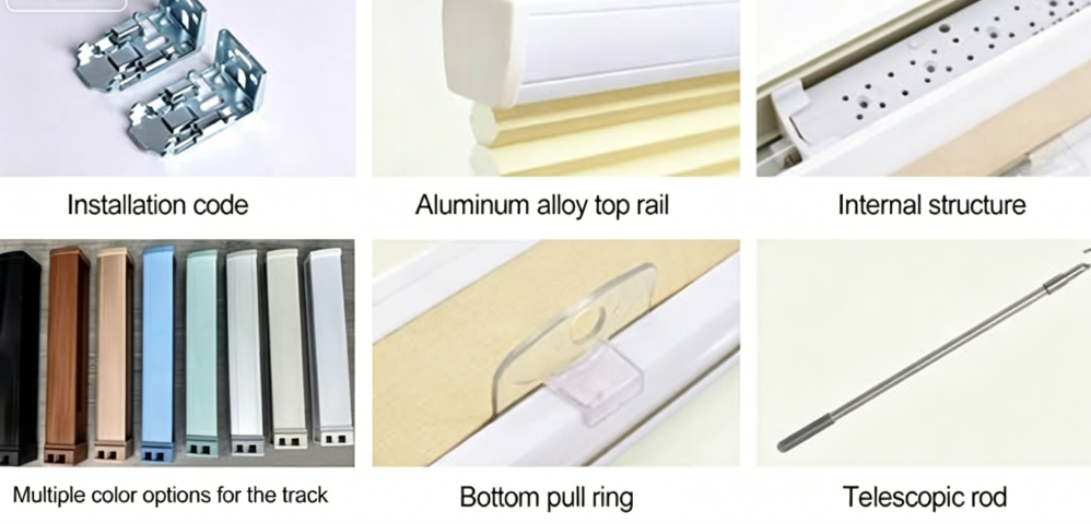 28mm-Honeycomb Window Blinds detail
