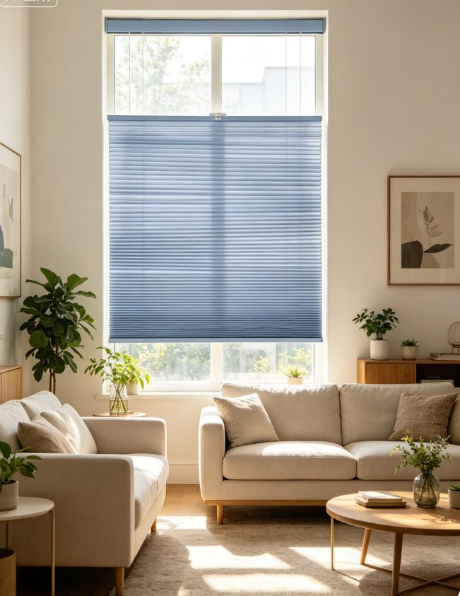 Top Down Bottom Up Honeycomb Blinds detail