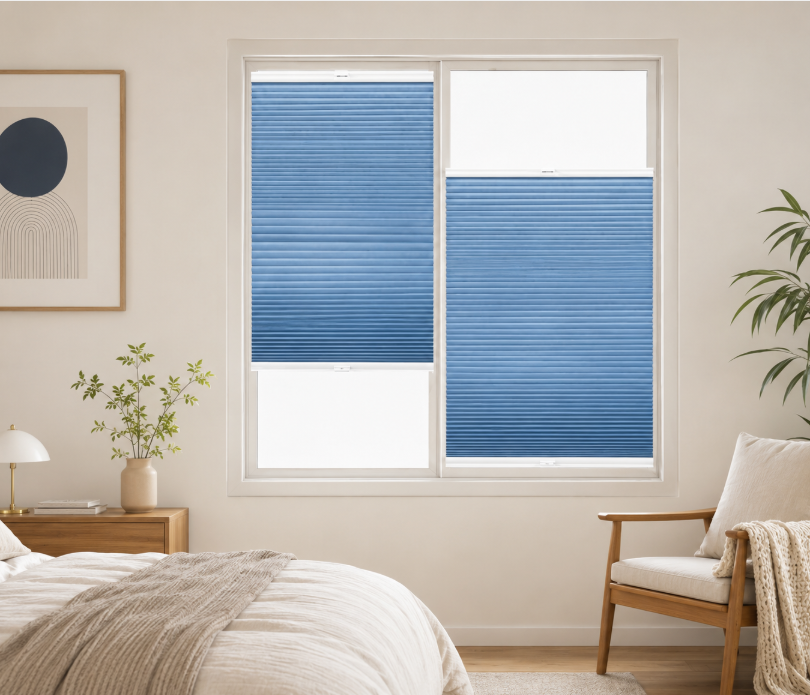 Top Down Bottom Up Honeycomb Blinds detail